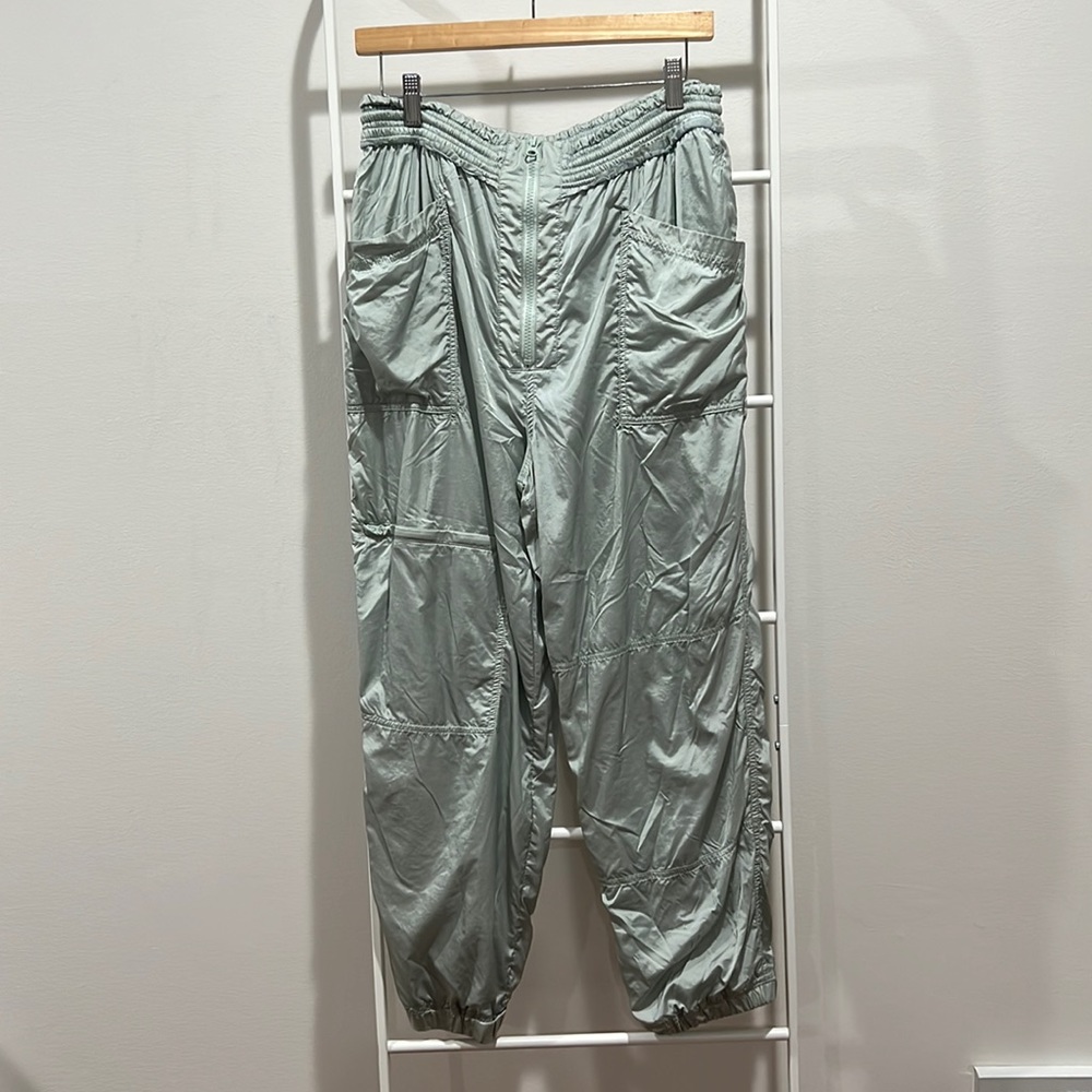 Free People Movement satin look jogger, size MD